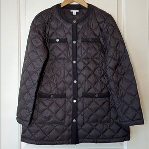 Quilted Down Riding Jacket, NWT